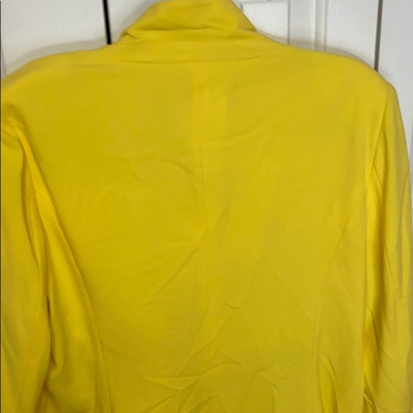 Bright Yellow Long Sleeve Blazer - Picture 8 of 8